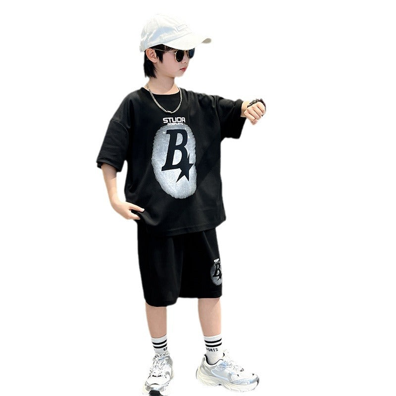 Boys' summer short-sleeve outfit:  new stylish, cool, and edgy summer clothes for older boys and big kids