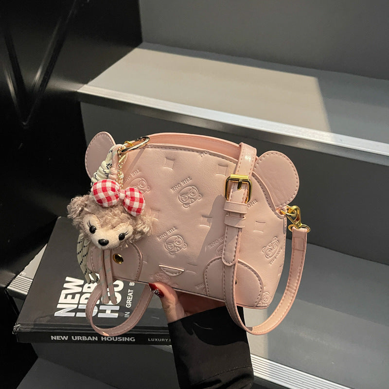 Cross-border senior simple commuter portable small square bag women's 2025 new fashion versatile niche design messenger bag