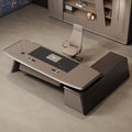 Painted office manager desk and chair combination accessible luxuryclassy executive desk president table casual modern manager table