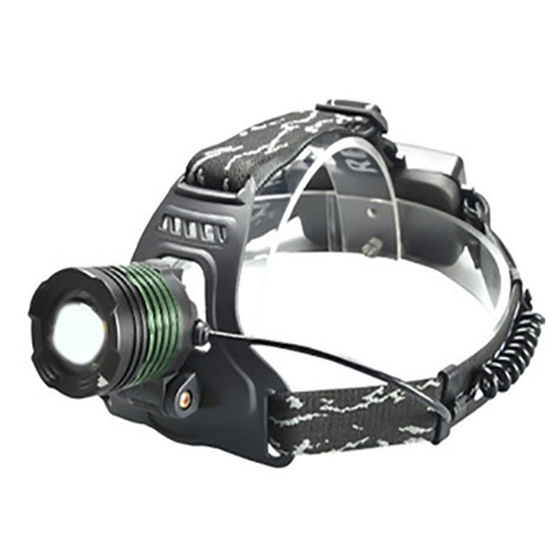 Cross-border led strong light lighting headlamp, zoom long-beam T6 charging 10w strong light charging outdoor headlamp