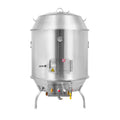 Aisiyiboman 201/304 stainless steel double-layer charcoal gas duck roasting oven engineering duck roasting oven suckling pig hanging oven