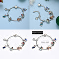 Christmas bracelet wholesale: european and american fashion trendy santa claus snowflake bell metal minimalist holiday bracelets