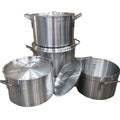 Exportaluminum pot 4pcs large and medium aluminum pot l 36cm, 40cm, 42cm, 45cm
