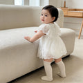 Newborn baby summer clothes - lightweight & stylish: baby girl romper dress, new summer lace princess bodysuit dress
