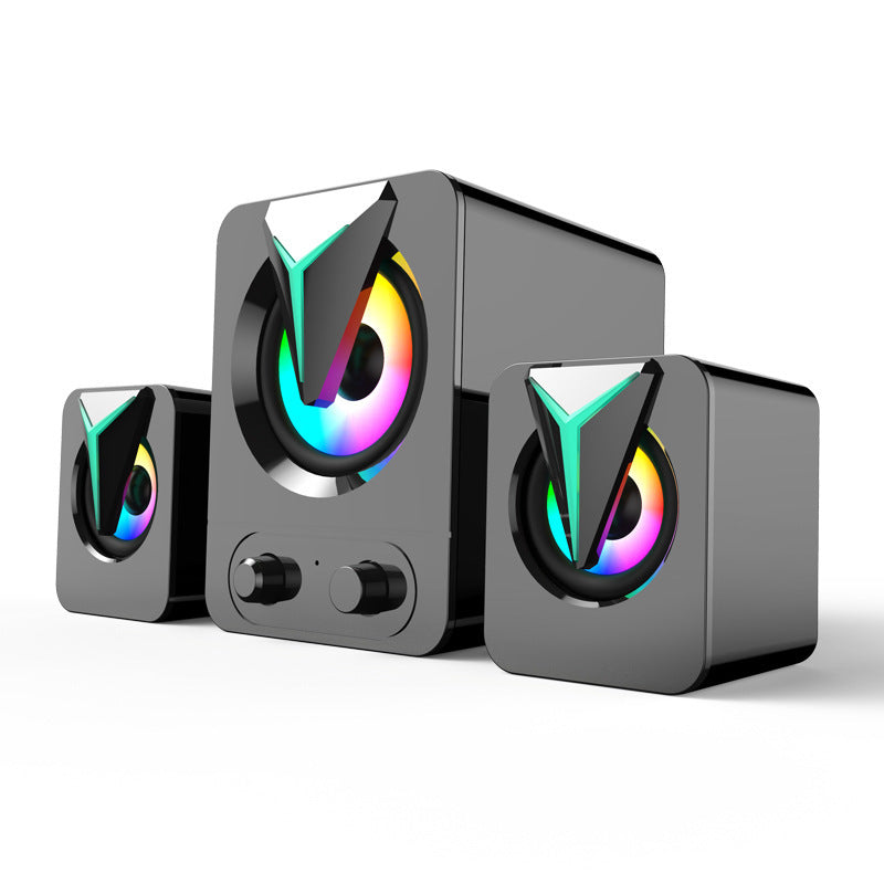 Desktop computer speaker rbg small multimedia luminous laptop small speaker ft-25-2.1