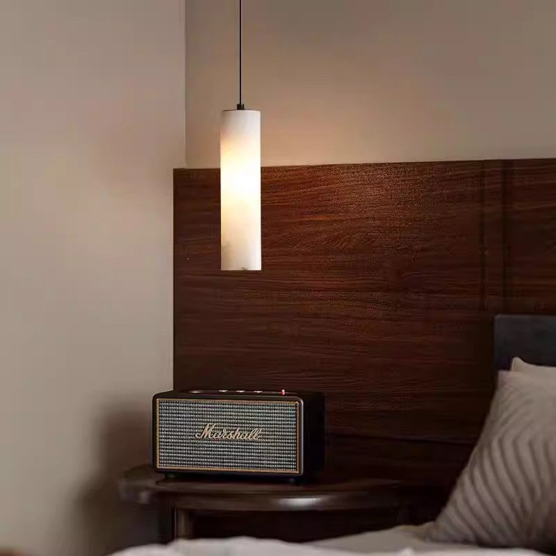 New chinoiserie all-copper real marble bedroom bedside small chandelier classical house restaurant bar study model room lighting fixtures