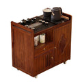 Movable tea table tea table small for home tea making and water boiling all-in-one kung fu tea set tea cabinet tea cart coffee table