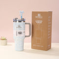 Amazon stanley 304 stainless steel double drink thermos cup large capacity straw cup portable car cup