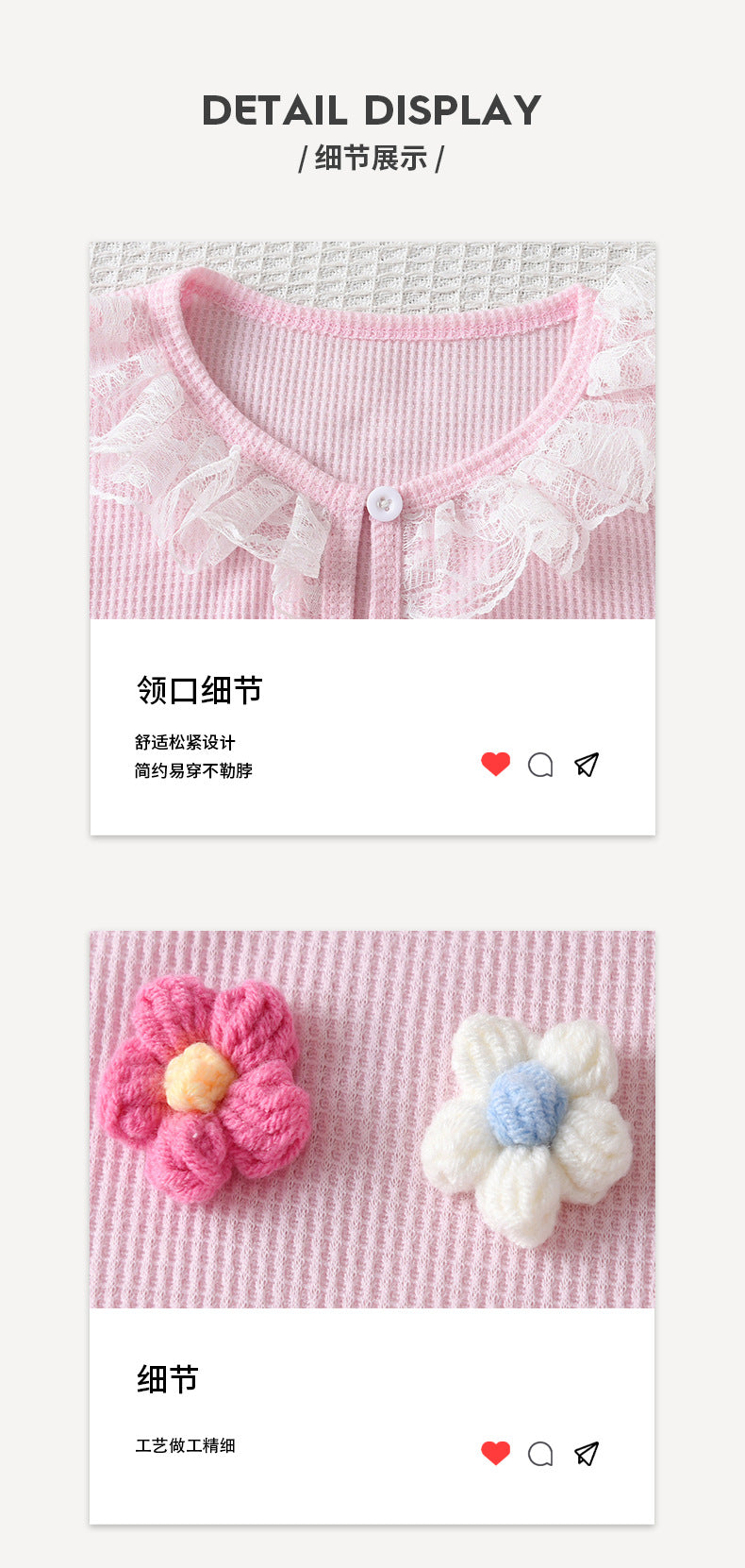 Girls' export dress set: pink suspender dress with long-sleeved floral patchwork outerwear - autumn two-piece outfit for children
