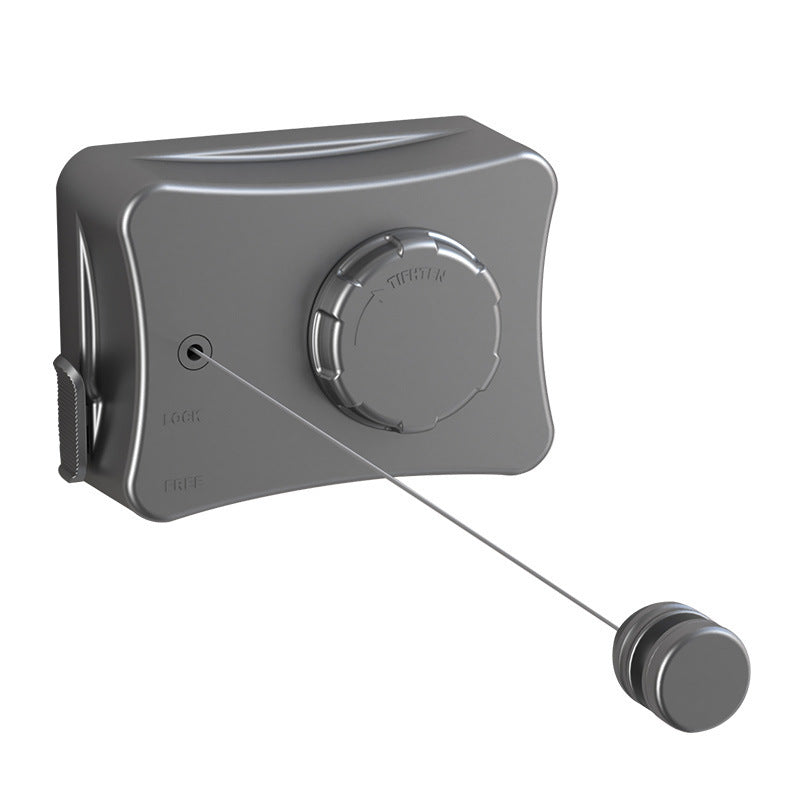 Invisible clothesline, handy gadget rope, indoor punch-free bathroom telescopic balcony steel wire shrink rope rack