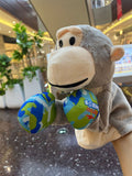 New cross-border husky boxing dog interactive hand puppet toy - sound-enabled finger puppet