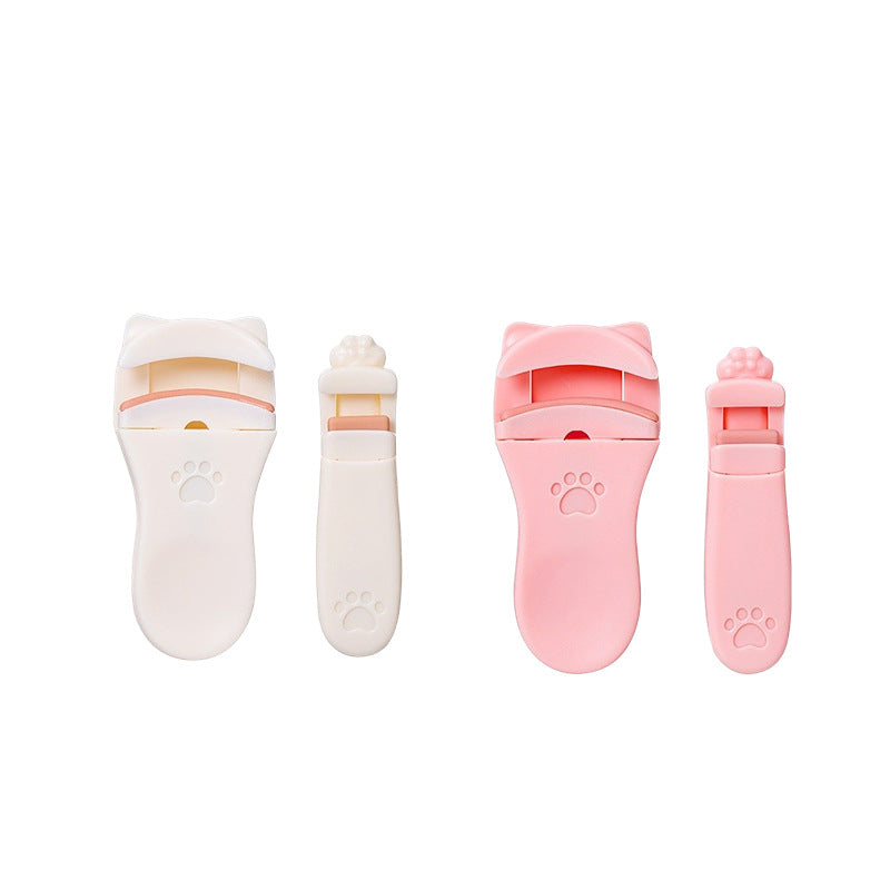New arrival cute cat claw eyelash curler wholesale portable cute curling eyelash artifact without eyelid clip cross-border exclusive supply