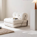 Single sofa small apartment living room tajjine sofa bed foldable cream style cashmere module lazy sofa