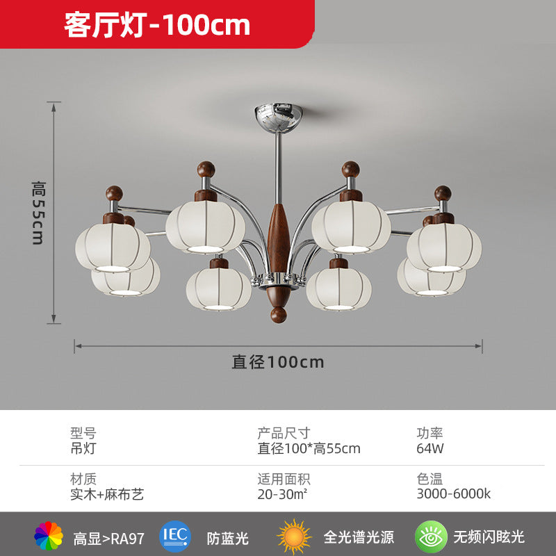 French antique living room chandelier American retro high-end bedroom lighting designer restaurant bar lighting