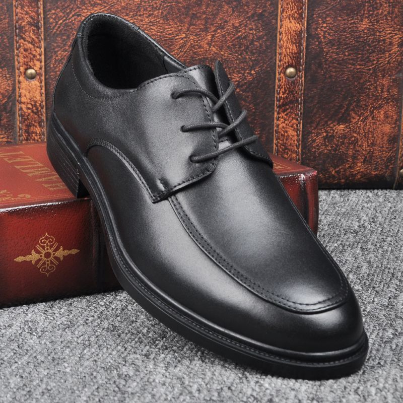 2025 summer new arrivals: casual leather shoes - soft sole, business formal, wear-resistant, non-slip, stylish, versatile, perfect for work and business