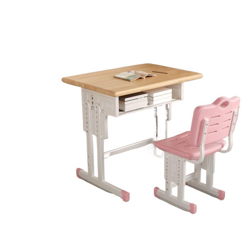 Solid wood children's study desk and chair set - adjustable height, perfect for elementary and middle school students. ideal for boys and girls, this writing desk is made with thickened, eco-friendly materials