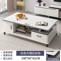 140cm white marble color + drawer + locker