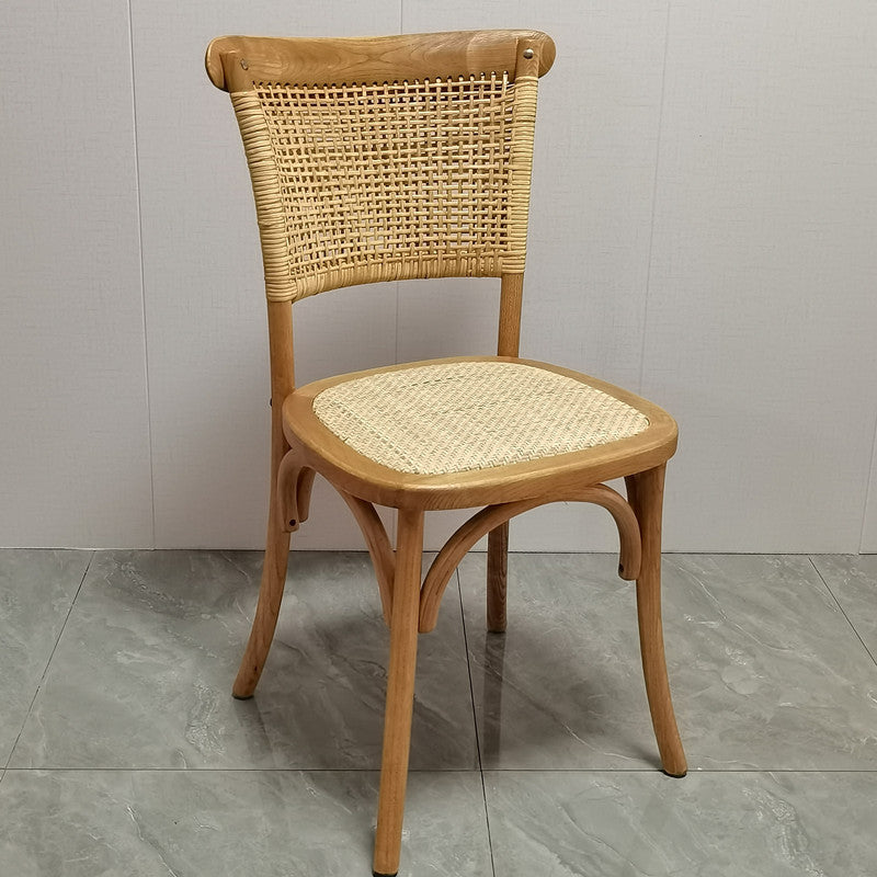 American retro solid wood square table and chair set - ideal for cafes, bubble tea shops, dessert parlors, western restaurants, and cocktail bars - commercial grade table