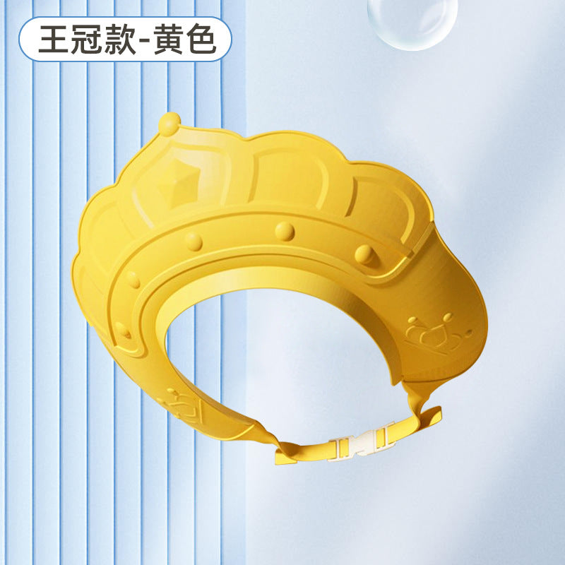 Baby shampoo cap - waterproof, ear-protecting, adjustable bath visor for kids