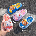 Kids' slippers - boys' summer cartoon indoor "stomping on clouds" comfortable outdoor soft sole baby bathroom sandals