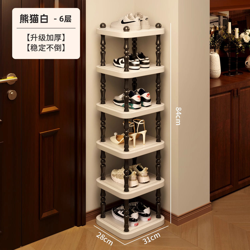 Shoe rack for home door multi-layer shoe cabinet simple storage rack rental room dormitory entrance door shoe storage handy gadget