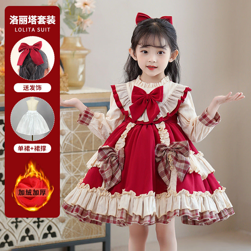 Lolita summer girls' princess dress, new  lolita style children's dress, lolita baby dress