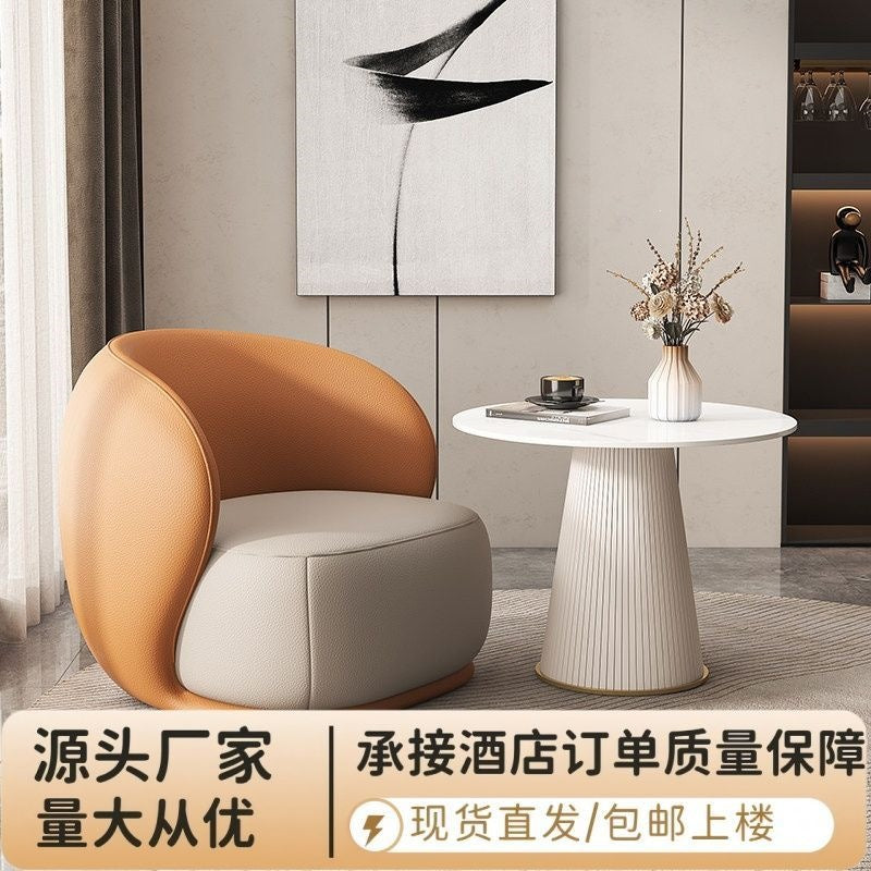 Nordic negotiation table and chair combination hotel sales office shopping mall reception lounge casualfor home balcony small sofa coffee table