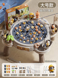 [upgraded large size - with legs] star alliance bear lighthouse fishing plate [45 fish 6 scenes 4 boats 4 flags 10 fishing rods 1 star alliance bear]