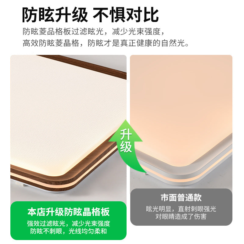 Living room ceiling light modern simple atmosphere 2025 new Nordic high-brightness eye protection bedroom Zhongshan lighting E