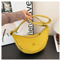 Spring casual macaron color dumpling bag 2026 new versatile crossbody bag women's korean style commuter shoulder bag