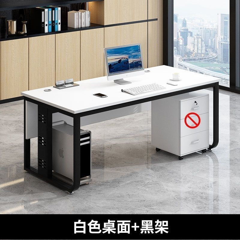 Office desk single computer desk casual modern office desk and chair combination for home small desk simple boss desk