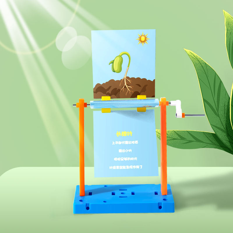Plant growth animation machine, primary school students DIY handmade kindergarten, science and technology small production, cutting-edge science and education experiments