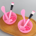 Beauty tools film adjustment bowl scale measuring chain spoon 5g15g facial mask brush stick soft mask powder spoon facial mask bowl wholesale