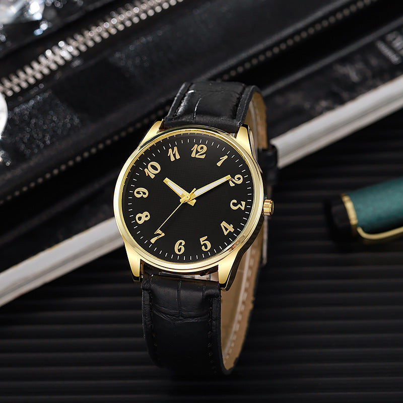 Quartz men's business leather belt alloy luminous swiss light luxury watch - direct from the source, wholesale prices