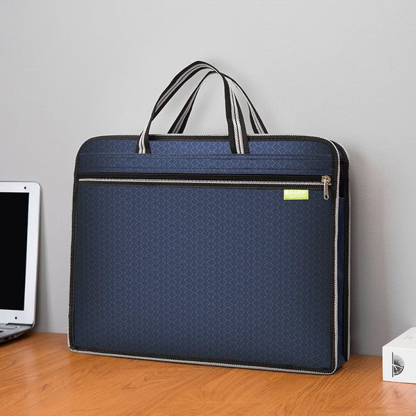 Yiyunchen A4 Portable Document Bag Customized Logo Information Bag Document Bag Oxford Cloth Business Briefcase Printing
