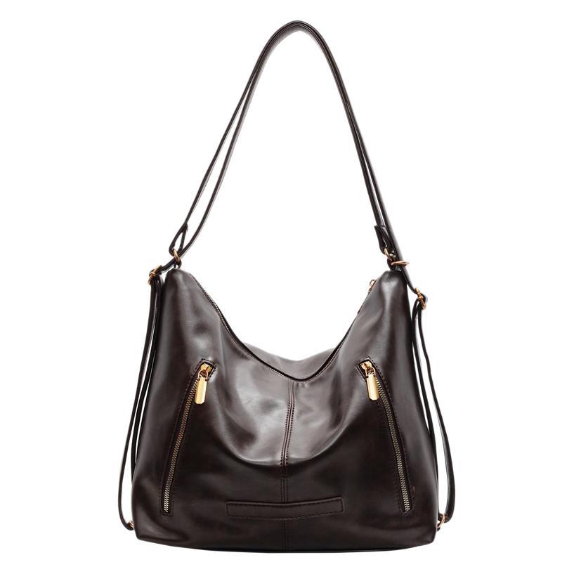 New Pillow Women's Bag Large Capacity Women's Handheld Shoulder Bag Fashion Trend Tote Bag Soft Leather