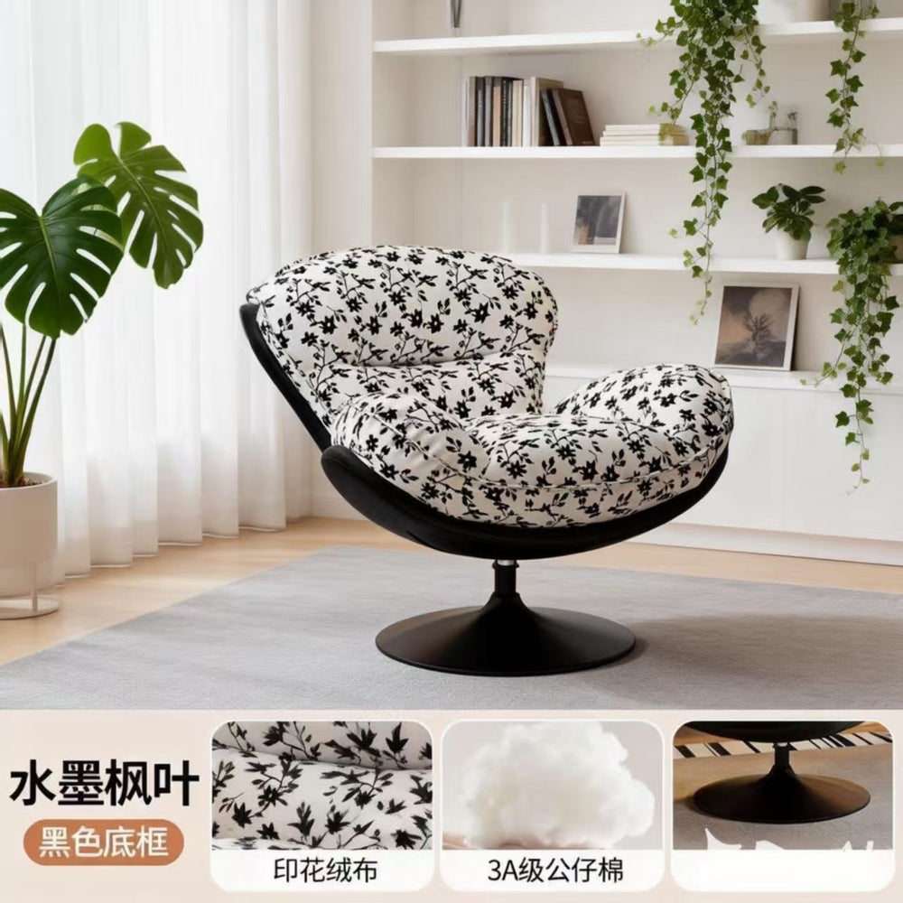 Single sofa chair casual modern living room balcony bedroom normcorerotate lazy sofa casualrotate lounge chair