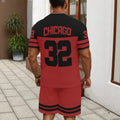 men's short-sleeve and shorts set, casual sportswear set, 3d printed cross-border hot seller, dropshipping available