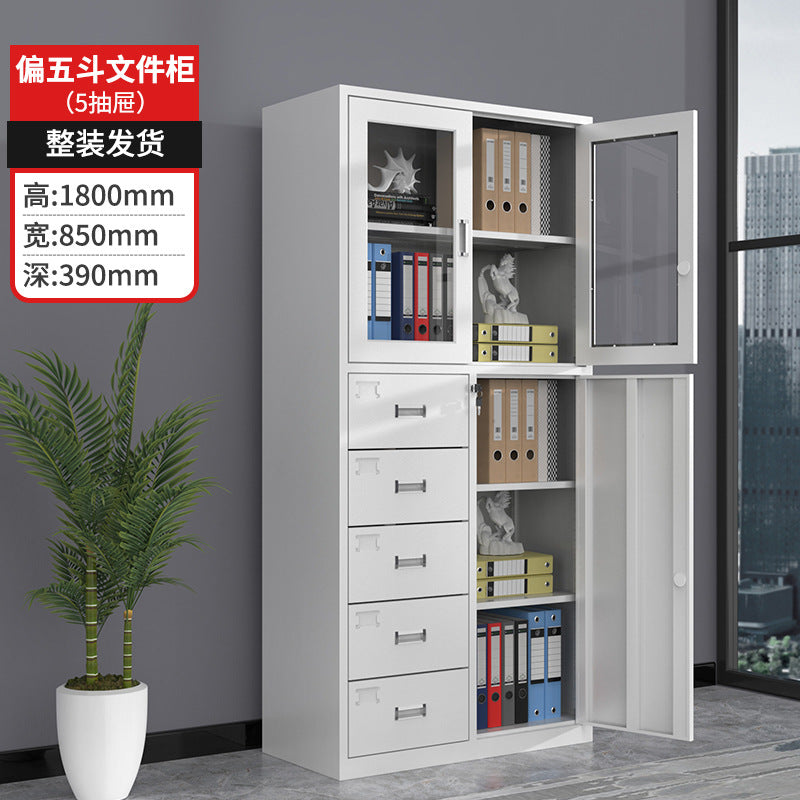 Iron office file cabinet, voucher cabinet, data cabinet, file cabinet with lock, steel storage cabinet, low cabinet, storage cabinet