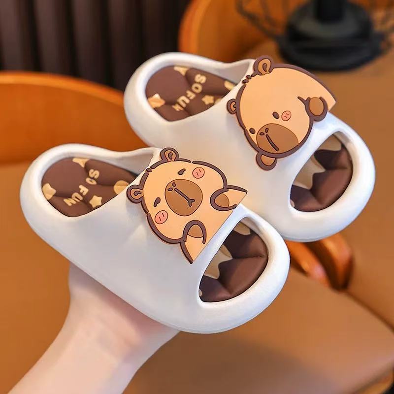 2025 kids' clogs: soft, non-slip indoor slippers for toddlers, infants, and children - perfect for bath time and matching family styles