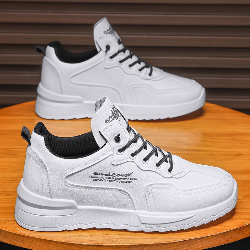 Men's shoes 2025 winter new korean style trendy breathable sneakers casual fashion shoes men's versatile height increasing white shoes