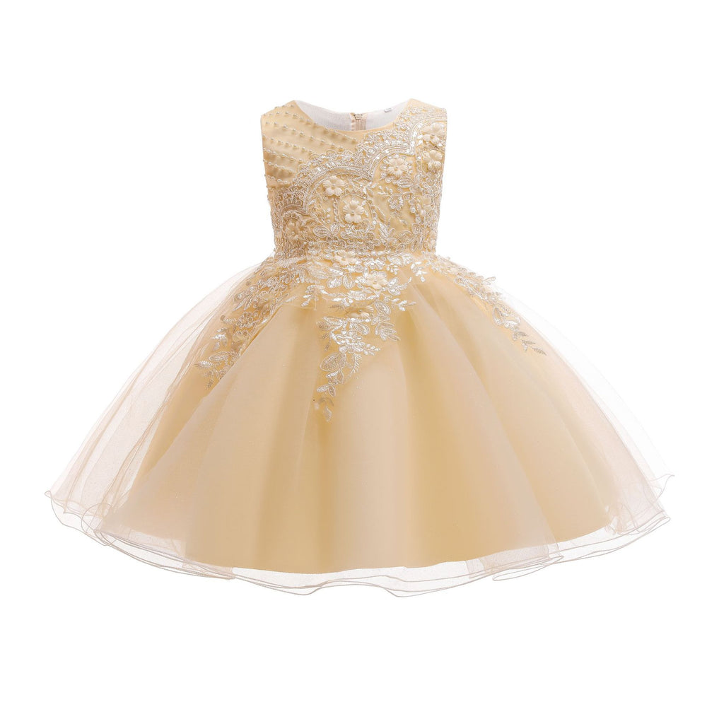 Export children's clothing tutu kids dress princess dress girl piano performance costume children's clothing dress