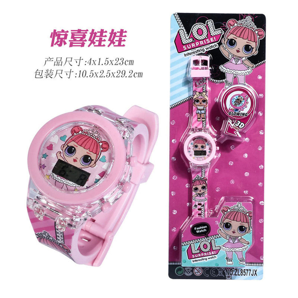Kids' watch - luminous digital watch - cartoon kuromi & my melody - gift for boys & girls - kindergarten & elementary school