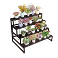 Flower stand outdoor courtyard balcony outdoor potted plant storage rack modern casual multi-layer floor-standing potted plant rack display rack