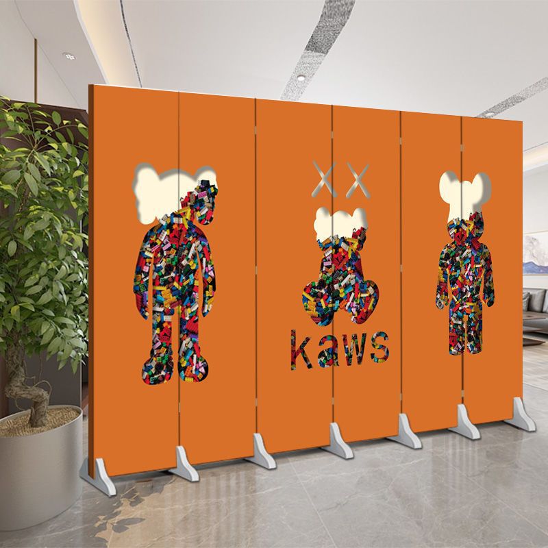 New chinoiserie screen partition office living room restaurant hotel tea room blocking simple modern foldablemovable folding screen