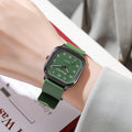 square alloy case silicone strap vintage style women's new quartz watch women's factory direct sales wholesale
