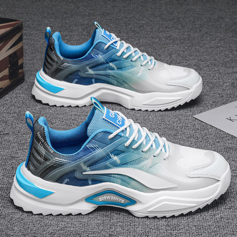 Spring men's shoes 2025 new student sports casual youth mesh dad shoes versatile trendy breathable shoes for men