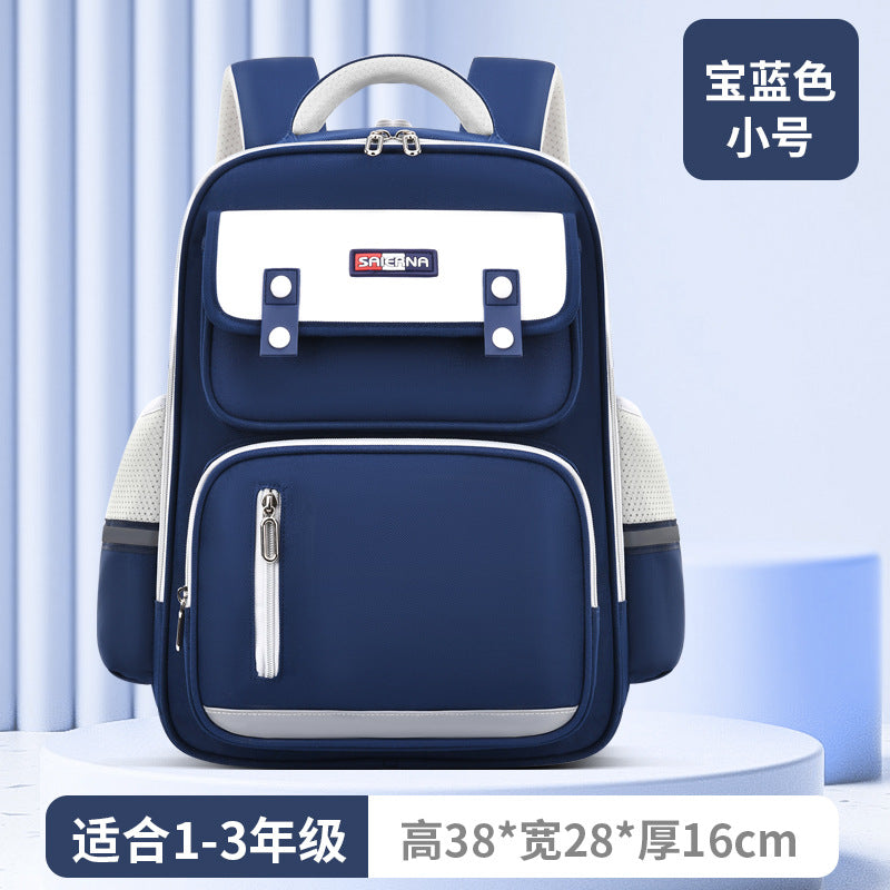 New 2023 multi-functional boys and girls backpack for grades 1-6 to reduce the burden and protect the spine, large capacity, schoolbag for primary school students