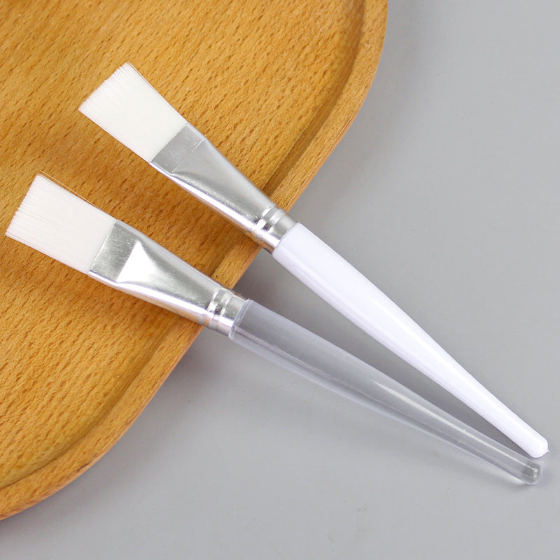 Makeup & beauty brush - crystal handle mask brush - solid transparent handle - mask mixing brush - diy soft bristle brush - mud mask application brush