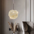 Bedroom bedside pendant light  new french light luxury high-end crystal small pendant lamp creative art decorative light